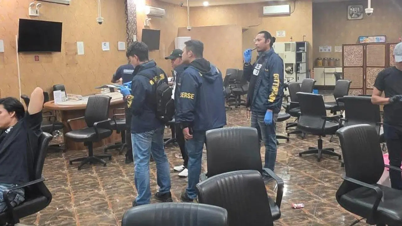 Bareskrim Ungkap Jaringan Judi Casino di Sukoharjo, 71 Orang Diamankan