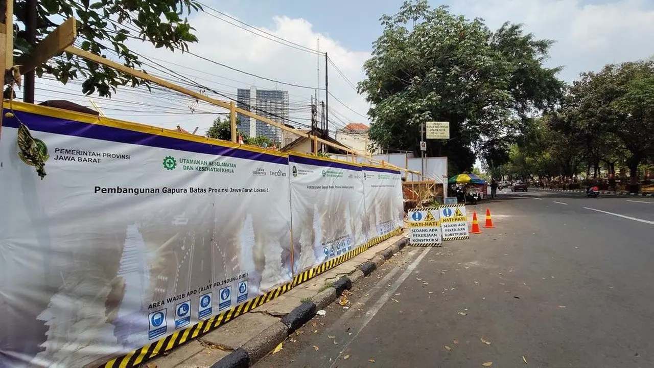 Gapura Baru Pemprov Jabar Hadir di Perbatasan Depok dan Jakarta Selatan