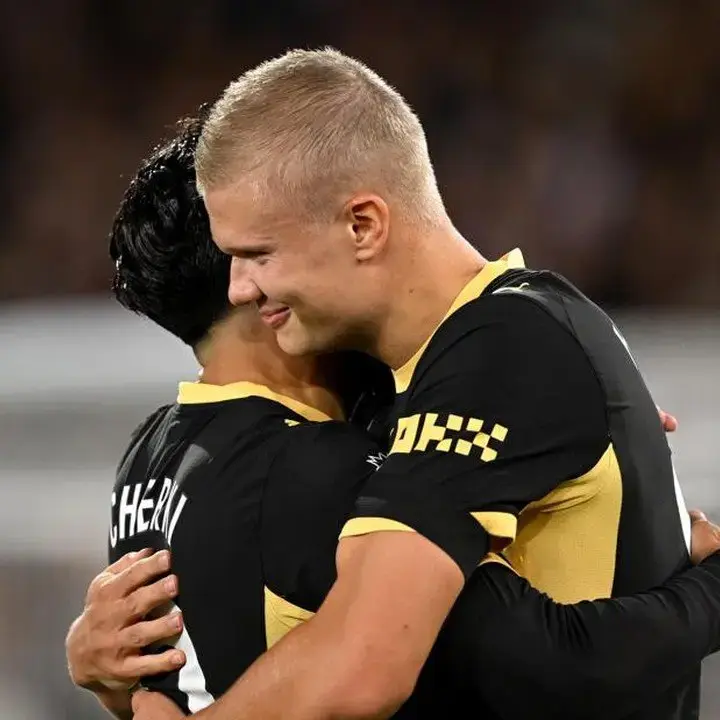 Haaland Puji Cherki: “Kamu Pantas Dapat Trofi MOTM”