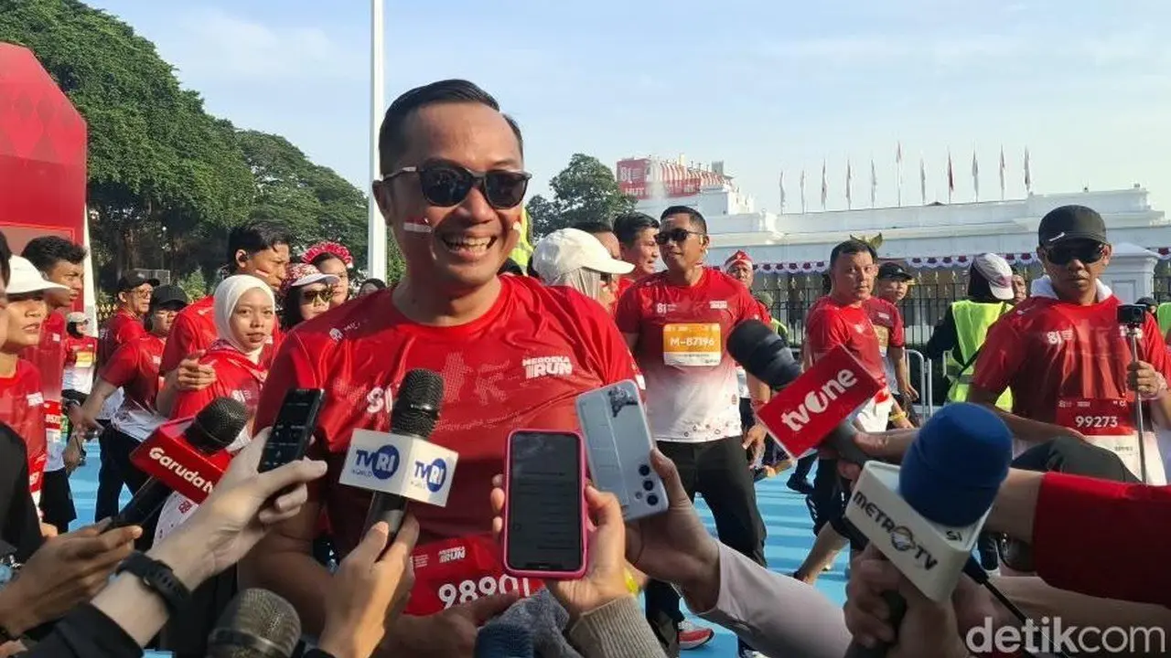 Mensesneg dan Seskab Ikut Merdeka Run 2026, Rayakan HUT ke-81 RI