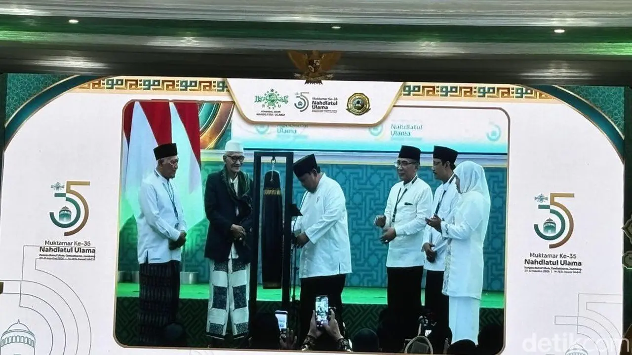 Prabowo Apresiasi Muktamar NU yang Guyub dan Rukun, Resmi Tutup Acara
