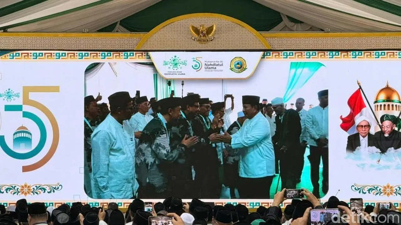 Prabowo-Gibran Hadiri Muktamar Ke-35 NU, Pintu Pembukaan Resmi Dibuka