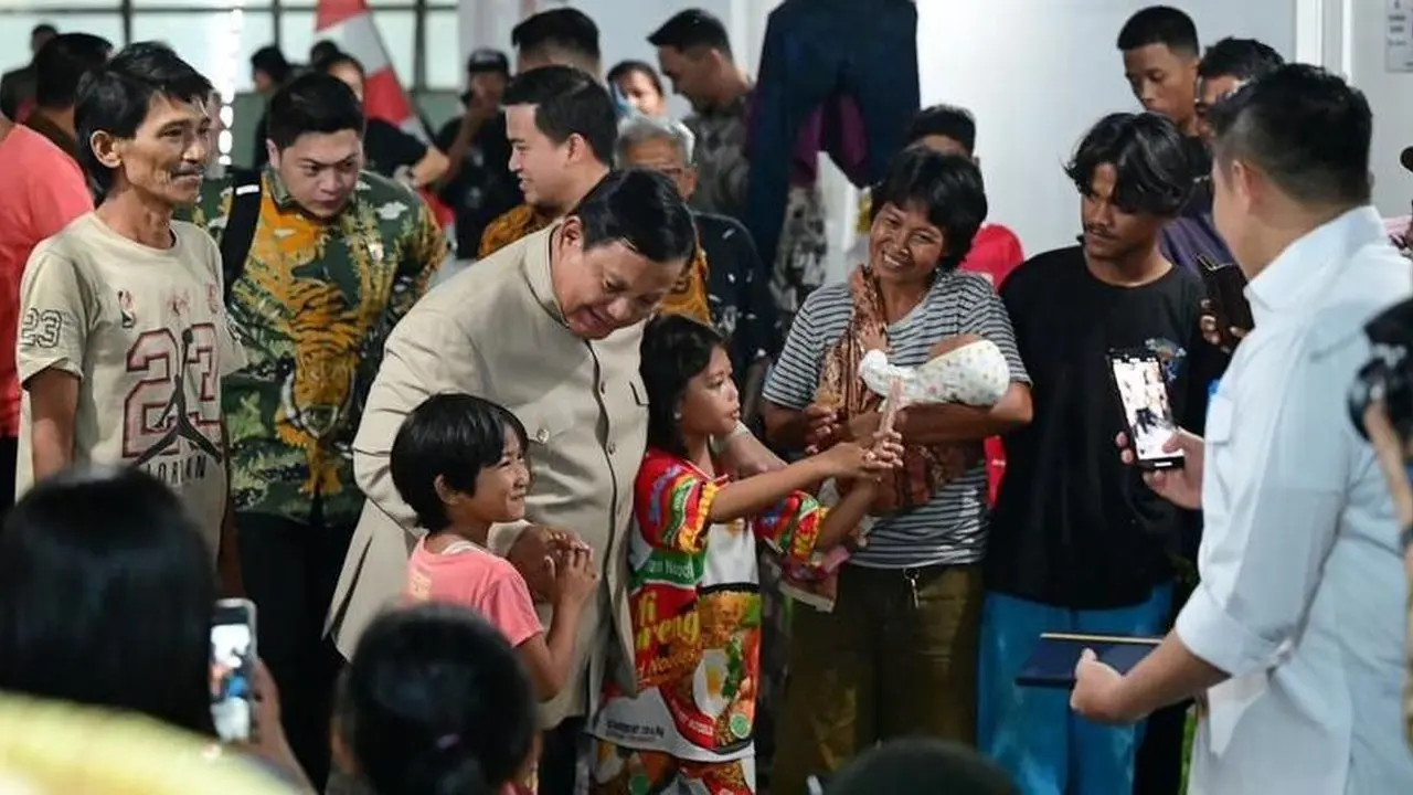 Prabowo Tinjau Langsung Hunian Baru Warga Senen yang Direlokasi