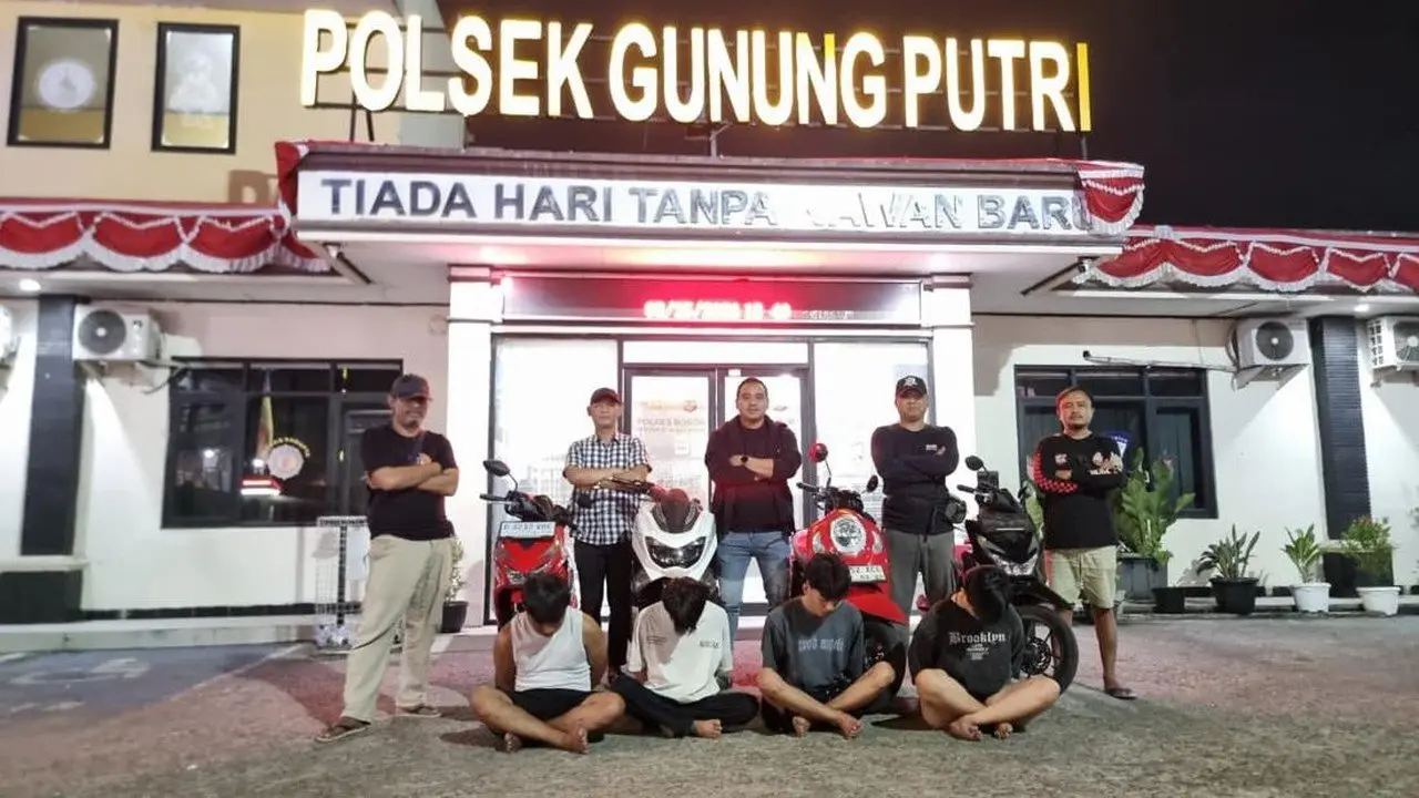 Sindikat Curanmor Bogor Dibongkar, Polisi Tangkap Pencuri dan Penadah