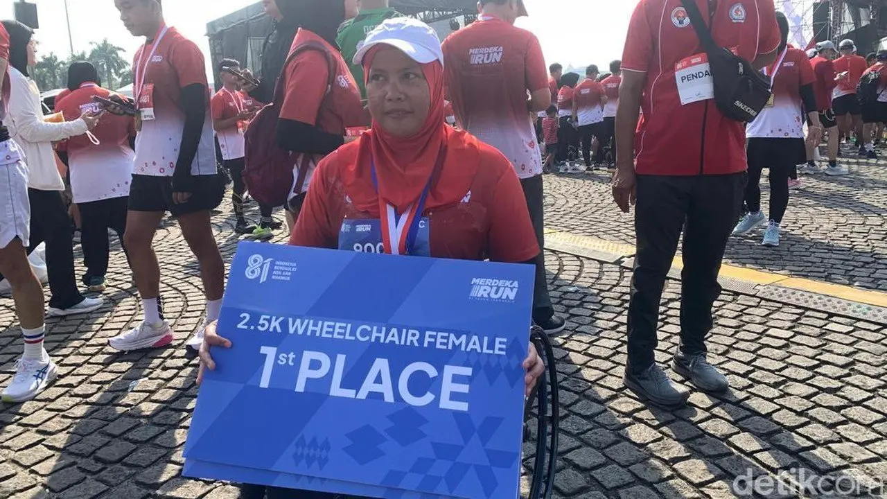 Siti Hanna Juara Kursi Roda Merdeka Run 2026, Ungkap Harapan untuk Indonesia
