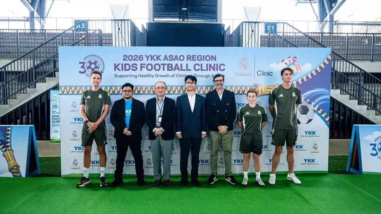 YKK dan Real Madrid Foundation Gelar Pelatihan Sepak Bola untuk 340 Anak Indonesia