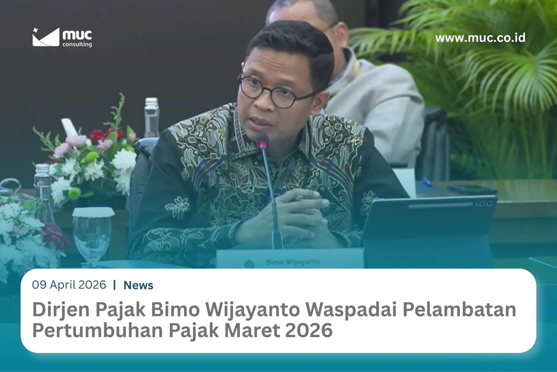 Bimo Wijayanto Tegaskan Pajak sebagai Pilar Kemaslahatan Umat dan Ekonomi Masa Depan