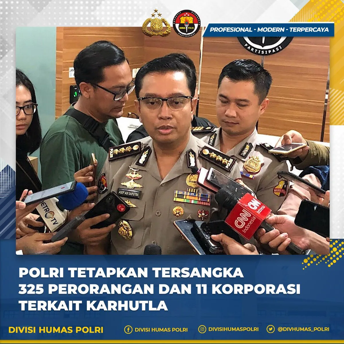 DPR Dukung Polri Jerat 11 Korporasi Tersangka Karhutla, Termasuk Perusahaan Asing