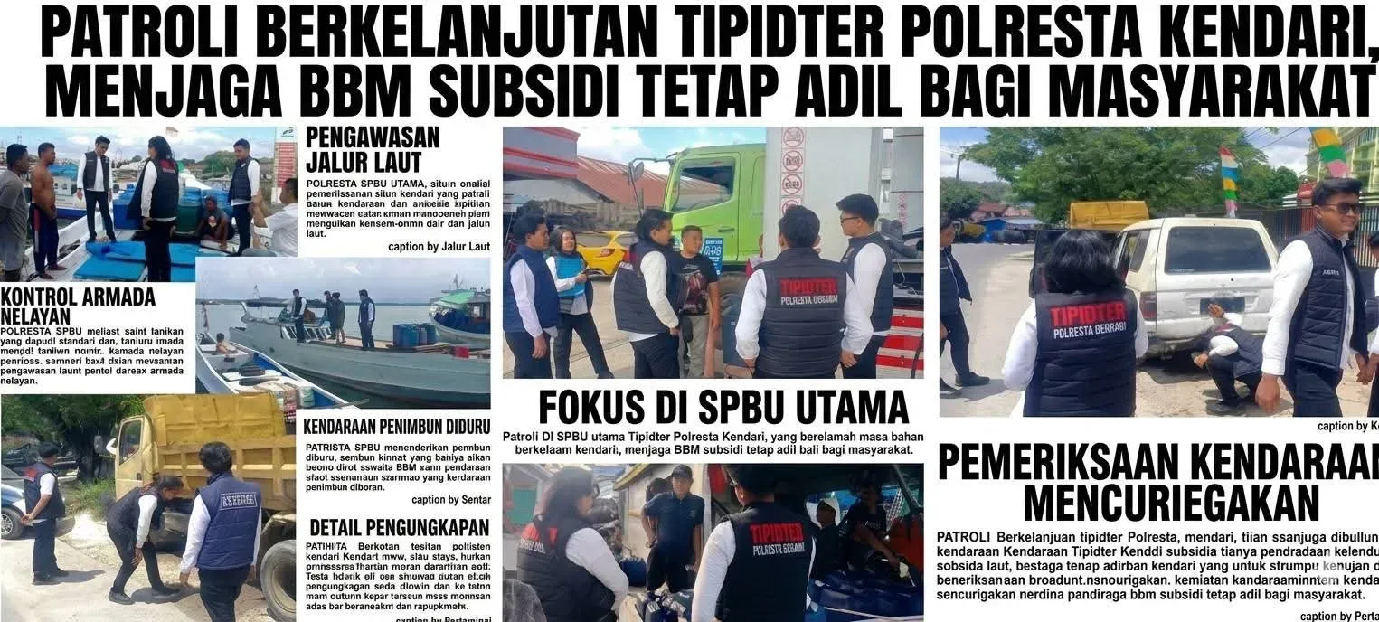 Polisi Indonesia Tangani Kebakaran, BBM Subsidi, Kasus Mayat Misterius, dan Mutasi Pejabat Secara Serentak